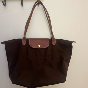 Longchamp Le Pliage Tote Bag in Brown